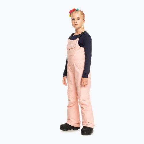 Pantaloni da snowboard per bambini ROXY Non Stop Bib mellow rose
