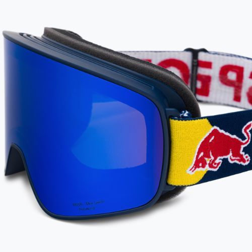 Red Bull SPECT Rush Occhiali da sci polarizzati opachi blu/blu/marrone blu a specchio/blu