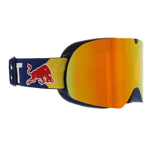 Red Bull SPECT Soar opaco blu scuro/blu/arancio rosso specchio/rosso occhiali da sci da neve 10
