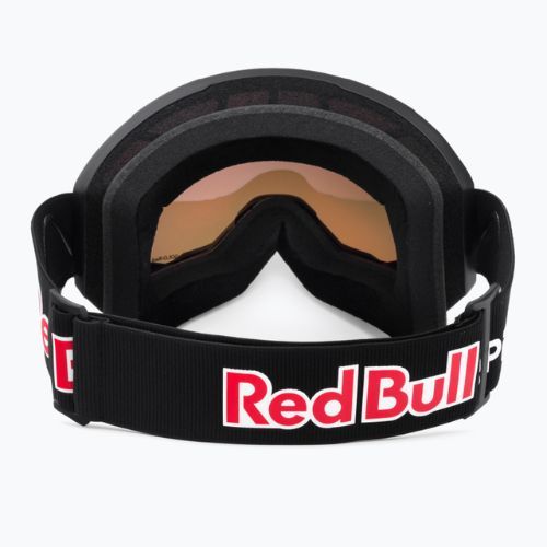 Red Bull SPECT + Pouch Solo Occhiali da sci ad alto contrasto blu opaco/nero lucido/rosso a specchio