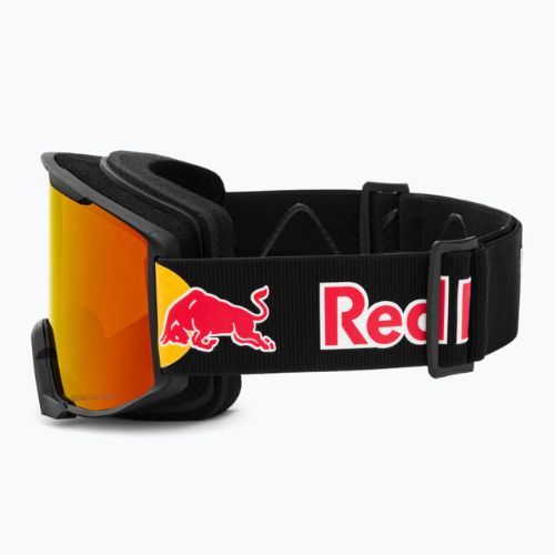 Red Bull SPECT + Pouch Solo Occhiali da sci ad alto contrasto blu opaco/nero lucido/rosso a specchio