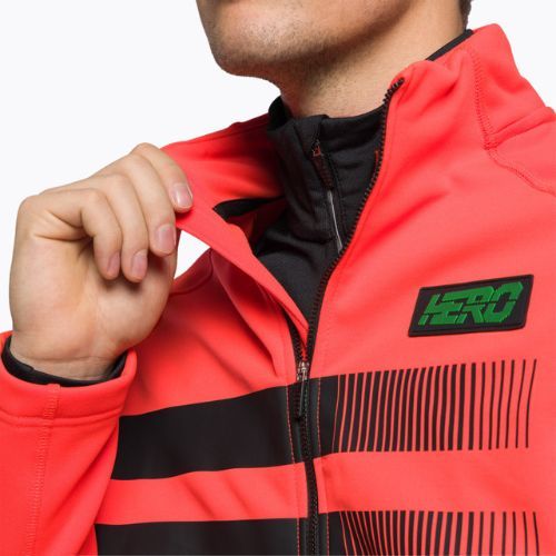 Felpa Rossignol Hero Clim uomo rosso/nero