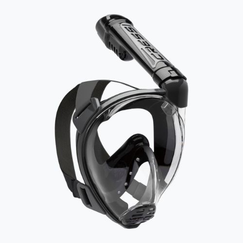 Maschera da snorkeling Cressi Duke Dry Full Face nero/nero