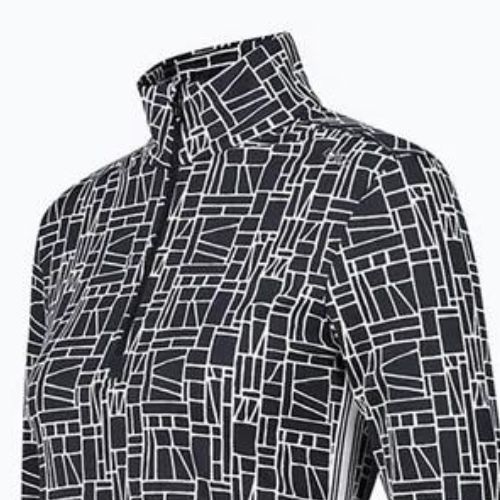 CMP Felpa trekking donna Stampata in bianco e nero 31L1016/15ZH