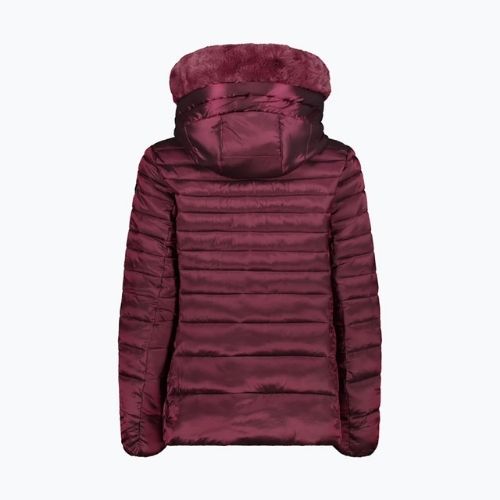Piumino da donna CMP Fix Hood maroon 32K3076F