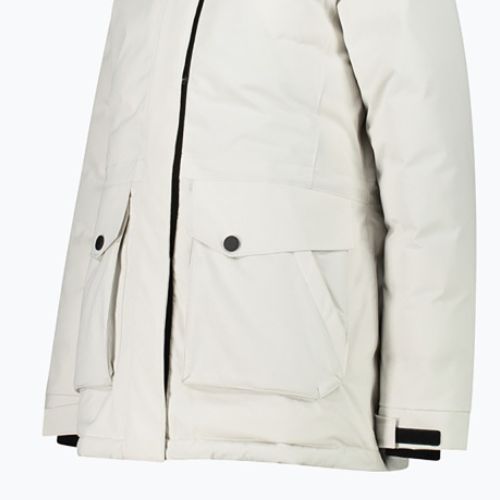 Donna CMP Parka Zip Hood Rain Jacket Bianco 32K3206F