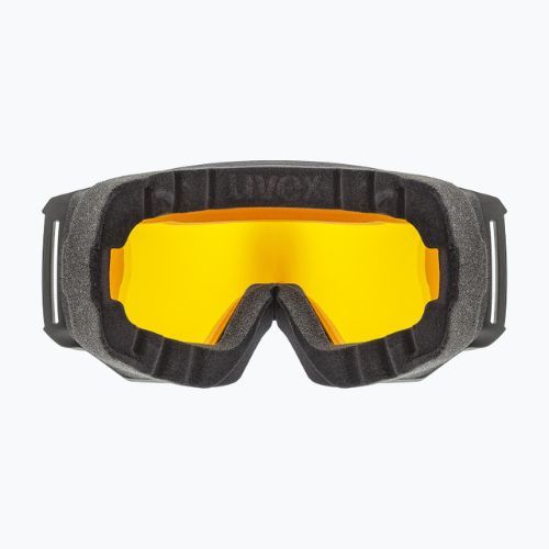 UVEX occhiali da sci Athletic FM nero opaco/verde specchio lasergold lite