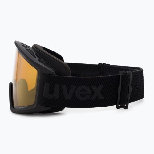 UVEX occhiali da sci G.gl 3000 Top nero opaco/rosso specchiato polavision/chiaro