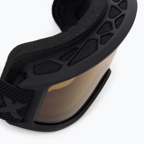 UVEX occhiali da sci G.gl 3000 Top nero opaco/rosso specchiato polavision/chiaro