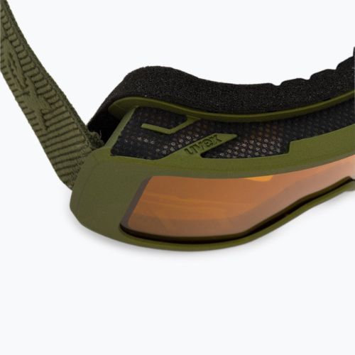 UVEX Saga To croco matt/mirror gold/lasergold lite/clear occhiali da sci