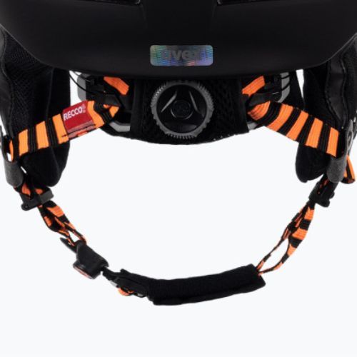 Casco da sci UVEX P.8000 Tour feroce rosso/nero opaco