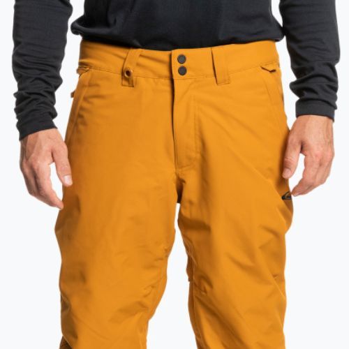 Pantaloni da snowboard Quiksilver Estate buckthorn marrone uomo