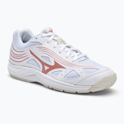 Scarpe da pallavolo donna Mizuno Cyclone Speed 3 bianco/rosa V1GC2180K36_36.0/3.5