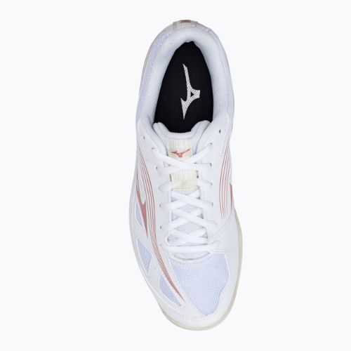 Scarpe da pallavolo donna Mizuno Cyclone Speed 3 bianco/rosa V1GC2180K36_36.0/3.5