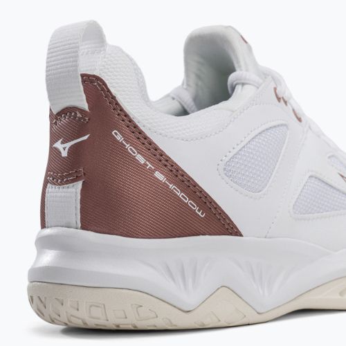 Scarpe da pallamano da donna Mizuno Ghost Shadow bianco