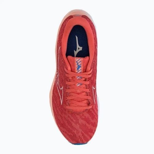Scarpe da corsa da donna Mizuno Wave Rider 26 corallo speziato/grigio vaporoso/blu francese