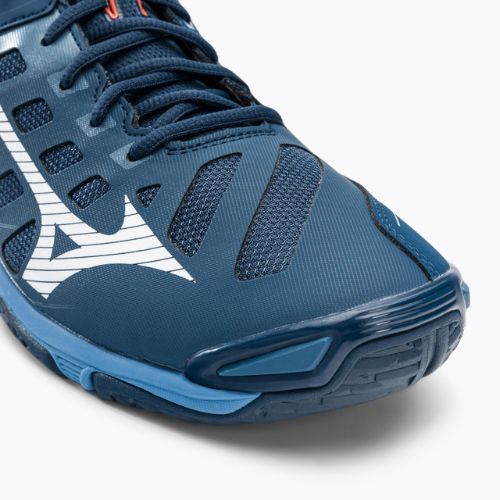 Scarpe da pallavolo da uomo Mizuno Wave Voltage blu navy V1GA216021