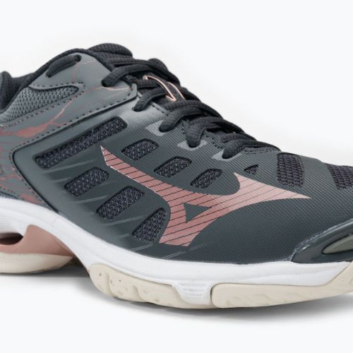 Scarpe da pallavolo donna Mizuno Wave Voltage Ebony/Rose/Quiet Shade V1GC216035