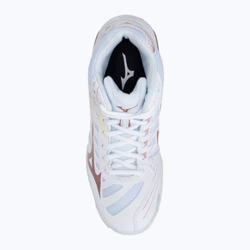 Scarpe da pallavolo donna Mizuno Wave Voltage Mid bianco V1GC216536