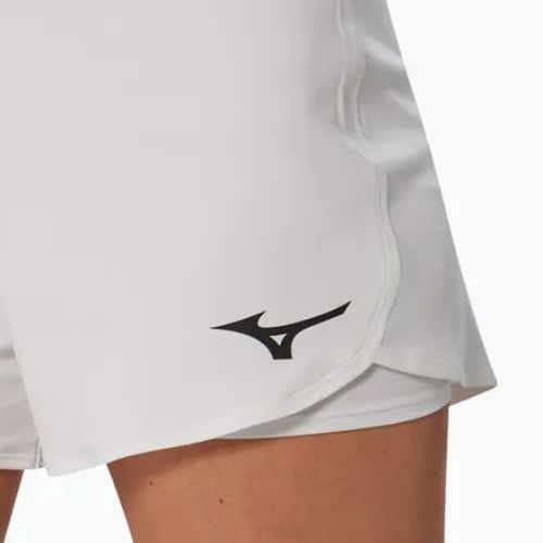 Pantaloncini da tennis da donna Mizuno Flex bianco 62GBA21501