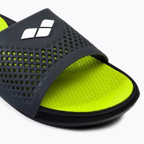 Infradito arena Bruno uomo nero/lime/grigio
