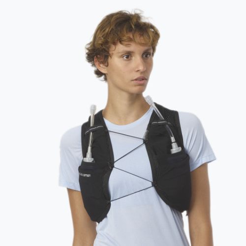 Gilet da corsa da donna Salomon Active Skin 8W set nero