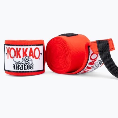 Bendaggi da boxe YOKKAO Premium Handwrap rosso