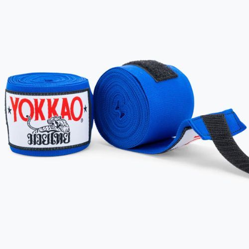 Bende da boxe YOKKAO Premium Handwrap blu