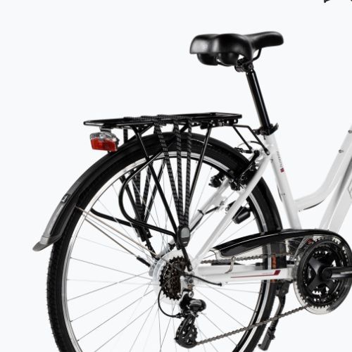 Bicicletta da trekking da donna Romet Gazela bianco/viola