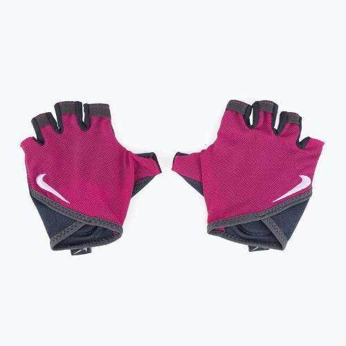 Guanti da allenamento Nike Gym Essential da donna rosa acceso/antracite/bianco