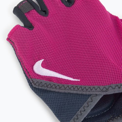 Guanti da allenamento Nike Gym Essential da donna rosa acceso/antracite/bianco