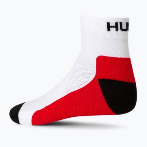 HUUB Calzino da corsa 2 paia bianco/rosso/grigio