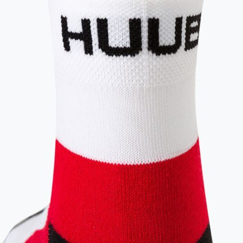 HUUB Calzino da corsa 2 paia bianco/rosso/grigio