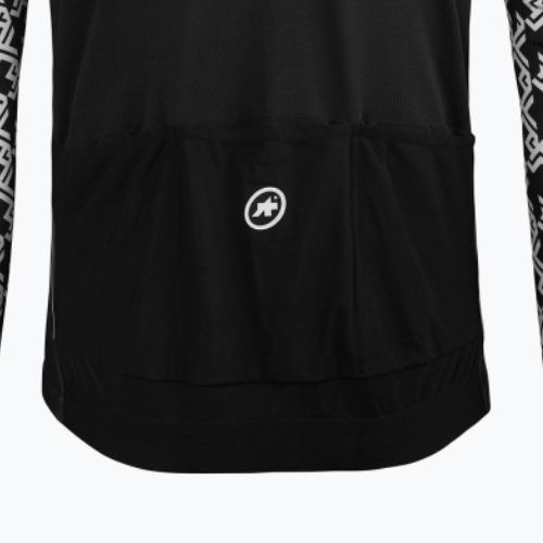 Felpa da ciclismo da uomo ASSOS Mille GT Spring Fall nero