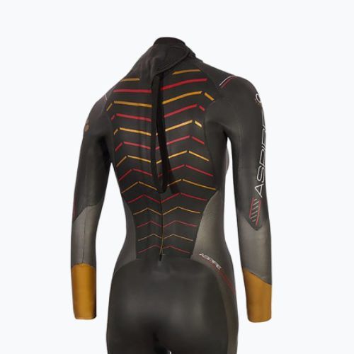 Muta da triathlon ZONE3 Thermal Aspire donna nero/grigio/oro/rosso