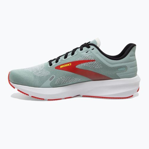 Brooks Launch 9 uomini scarpe da corsa blu surf / nero / pomodoro ciliegia