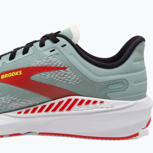 Brooks Launch GTS 9 scarpe da corsa uomo blu surf/nero/ciliegia pomodoro