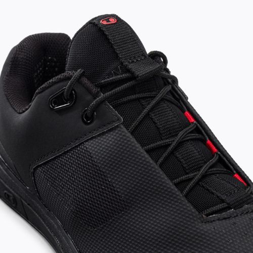 Scarpe da ciclismo MTB da uomo Crankbrothers Mallet Lace nero/rosso/nero