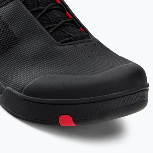 Scarpe da ciclismo con piattaforma da uomo Crankbrothers Stamp Lace nero/rosso/nero