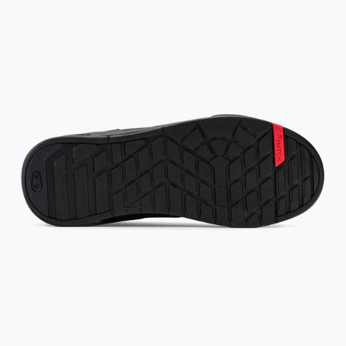 Scarpe da ciclismo con piattaforma da uomo Crankbrothers Stamp Lace nero/rosso/nero