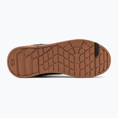 Scarpe da ciclismo con piattaforma da uomo Crankbrothers Stamp Lace nero/argento/gomma