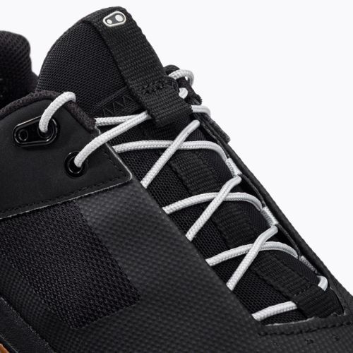 Scarpe da ciclismo con piattaforma da uomo Crankbrothers Stamp Lace nero/argento/gomma