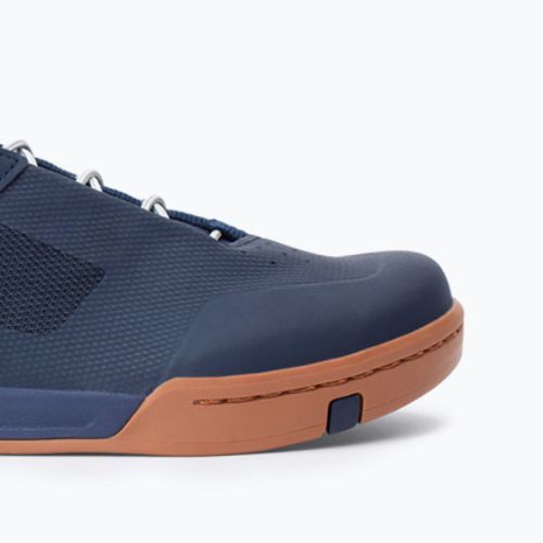 Scarpe da ciclismo con piattaforma da uomo Crankbrothers Stamp Lace navy/silver/gum