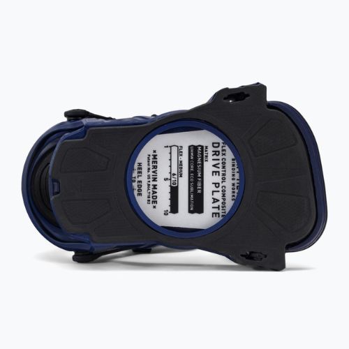 Attacchi da snowboard Bent Metal Axtion blu