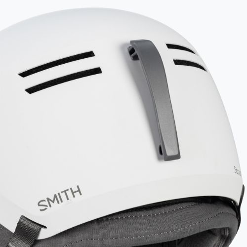 Casco da sci Smith Scout bianco opaco