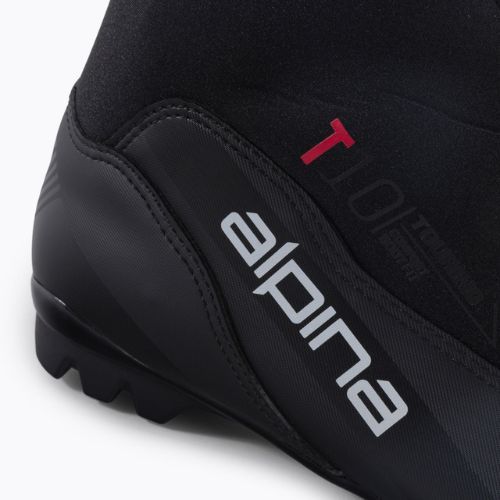 Scarponi da sci di fondo da uomo Alpina T 10 nero/rosso