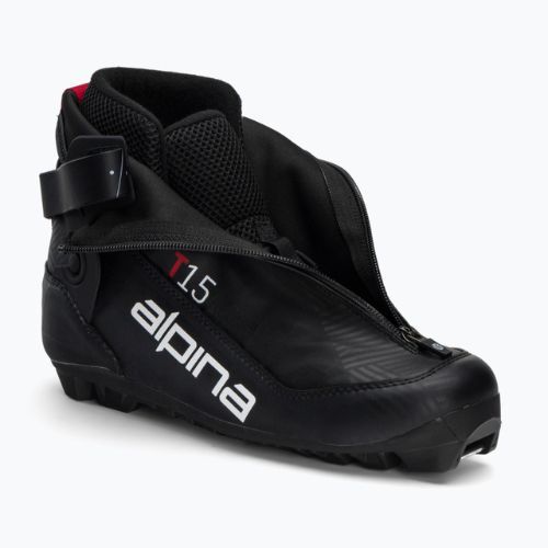 Scarponi da sci di fondo da uomo Alpina T 15 nero/rosso