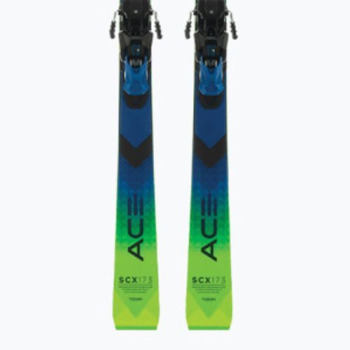 Sci da discesa Elan Ace SCX Fusion + attacchi EMX 12 verde/blu/nero