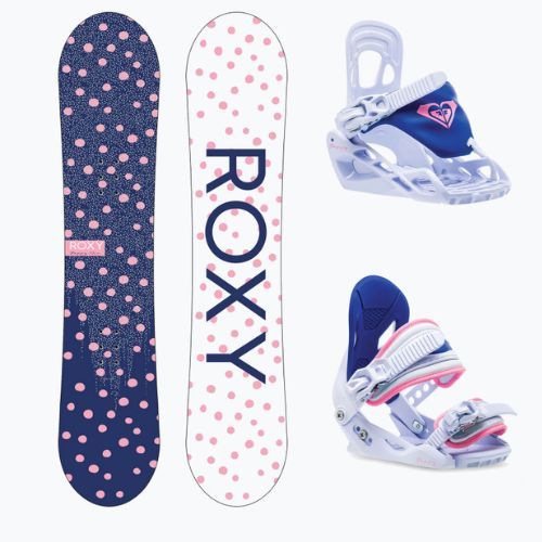 Snowboard per bambini ROXY Poppy Pacchetto + attacchi