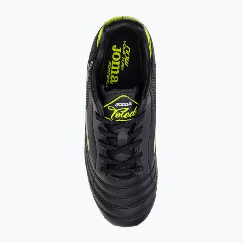 Scarpe da calcio Joma Toledo HG da bambino, nero